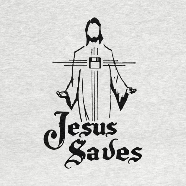 Jesus Saves! by LordNeckbeard